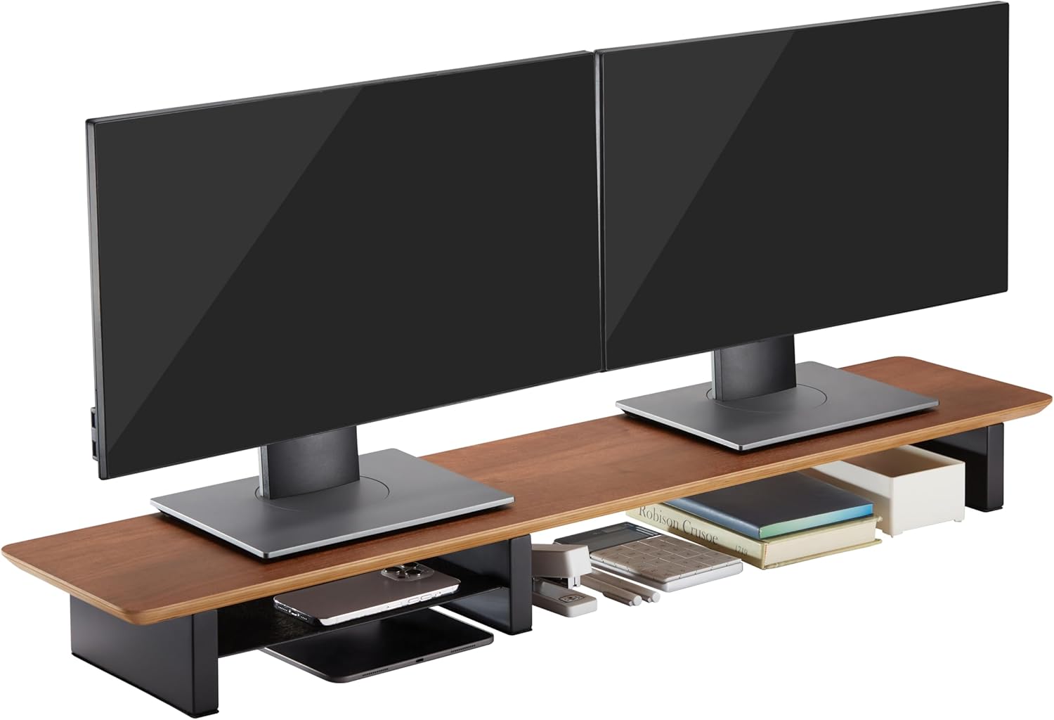 Large Walnut Monitor Stand for - Monitor Riser Wood 리뷰 및 가격