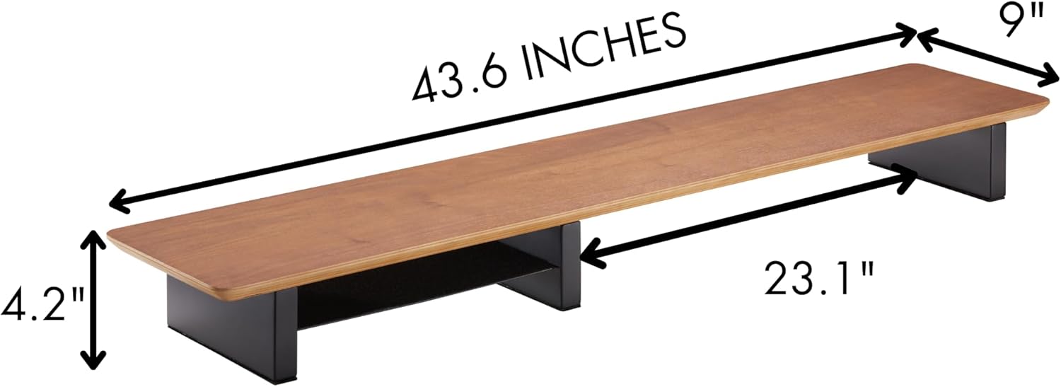 Large Walnut Monitor Stand for - Monitor Riser Wood 리뷰 및 가격
