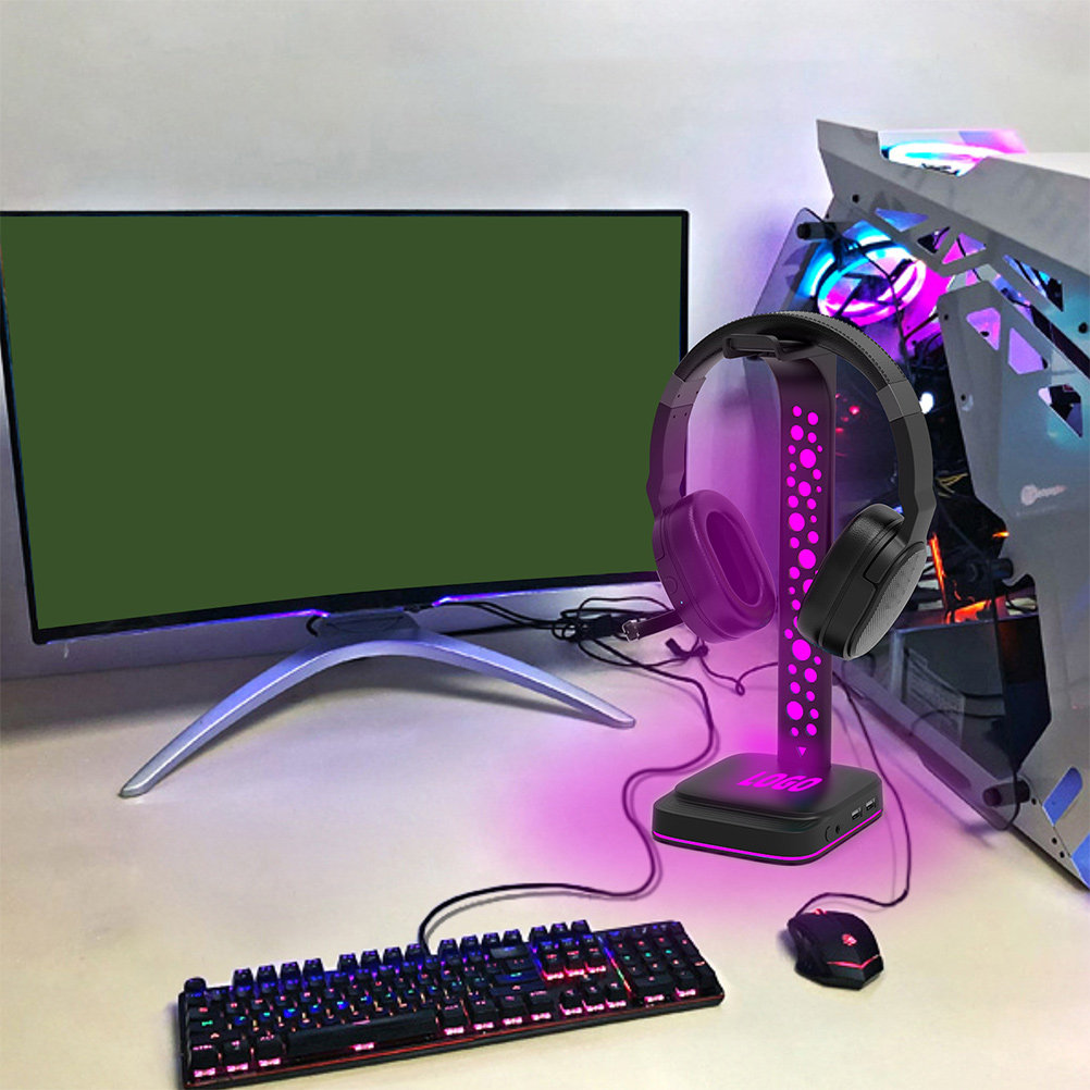 Rgb Headset Stand for Desk Gam - Desk Setup Headphone Stand 리뷰 및 가격
