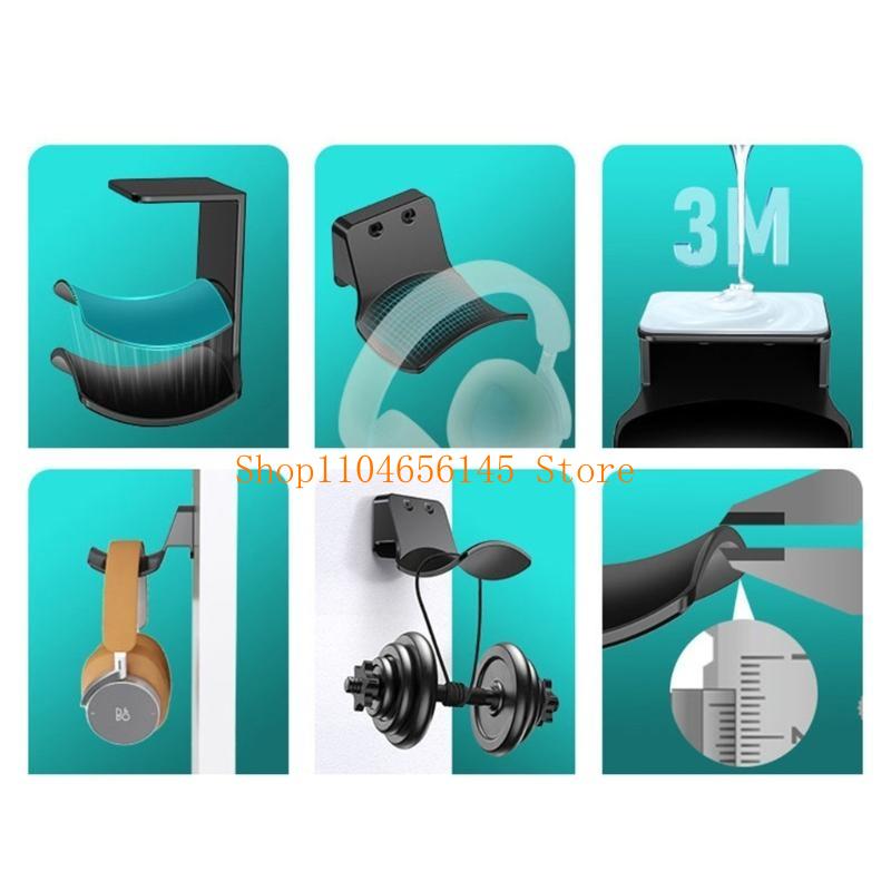 5asd Wall Mount Headphones Sta - Desk Setup Headphone Stand 리뷰 및 가격
