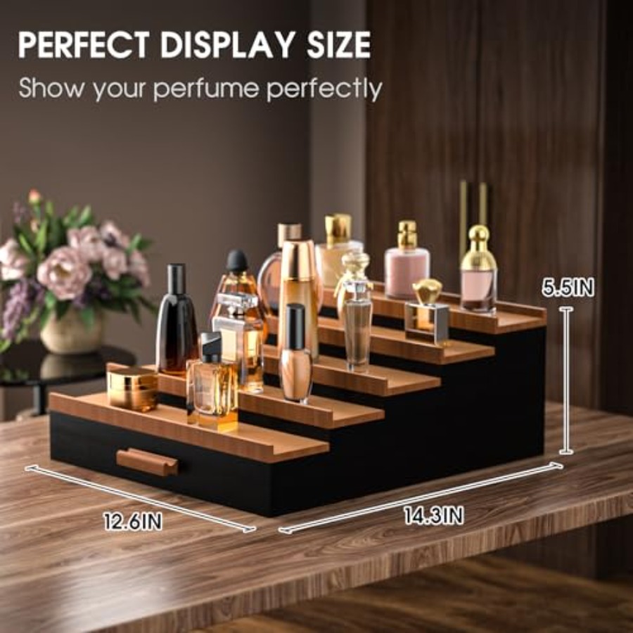 Cologne Organizer 5 Tier of El - Drawer Organizer Bamboo 리뷰 및 가격