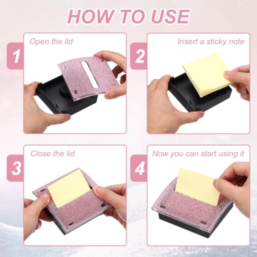 Stick Note Pad Holders, 4 x 4  - Sticky Memo Holder 리뷰 및 가격