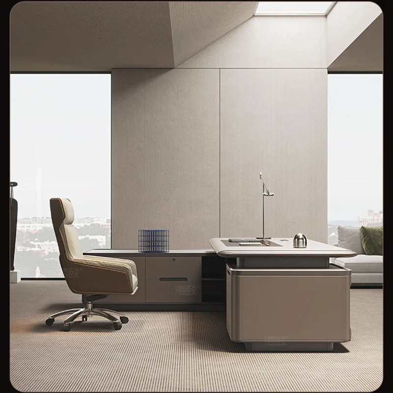 Manicure White L Shaped Wooden - Desk Setup White 리뷰 및 가격