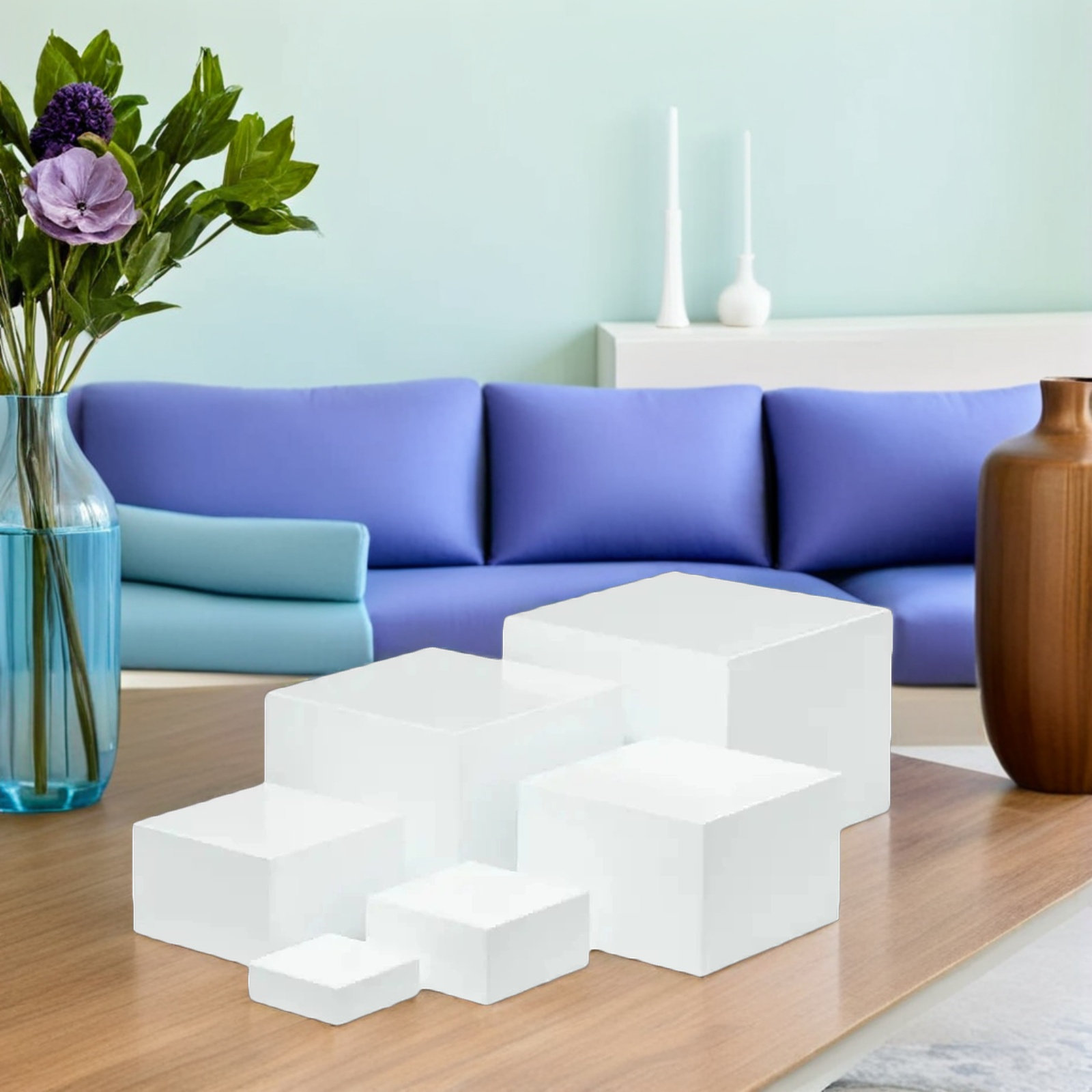 6Pcs White Plastic Desktop Sto - Desk Setup White 리뷰 및 가격