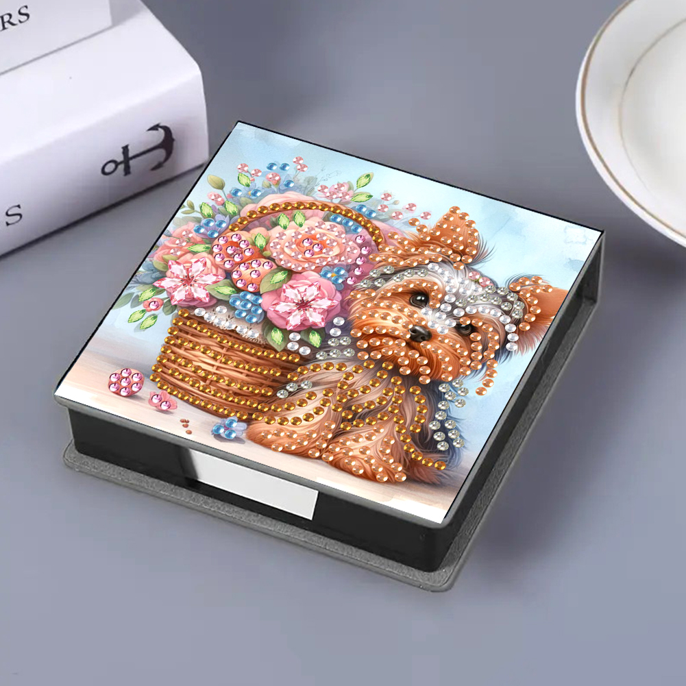 PU Flowers Diamond Painting No - Sticky Memo Holder 리뷰 및 가격