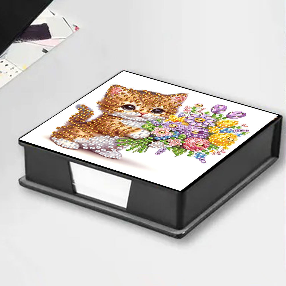 PU Flowers Diamond Painting No - Sticky Memo Holder 리뷰 및 가격