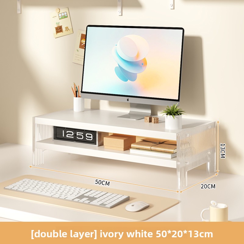 Acrylic Desktop Cuter Elevatio - Monitor Riser Wood 리뷰 및 가격