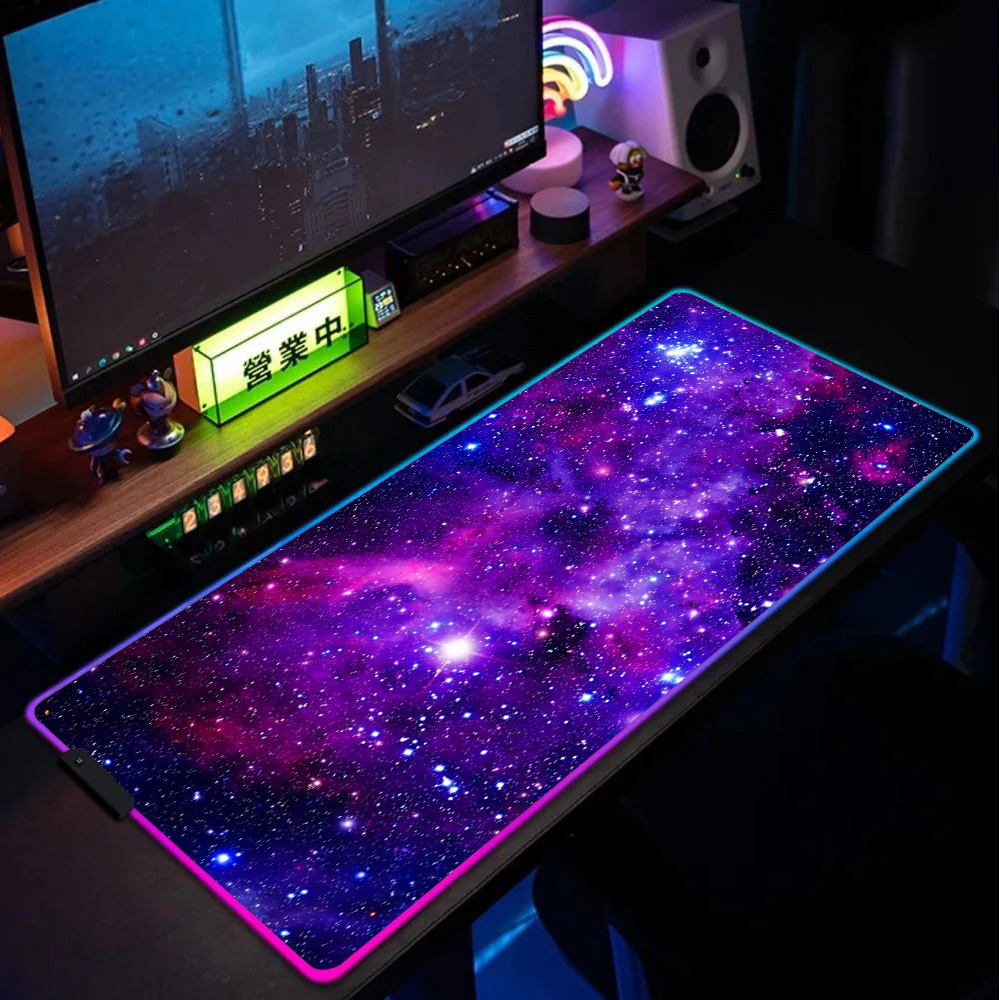 Purple and Blue Iridescent Sta - Desk Setup Blue 리뷰 및 가격