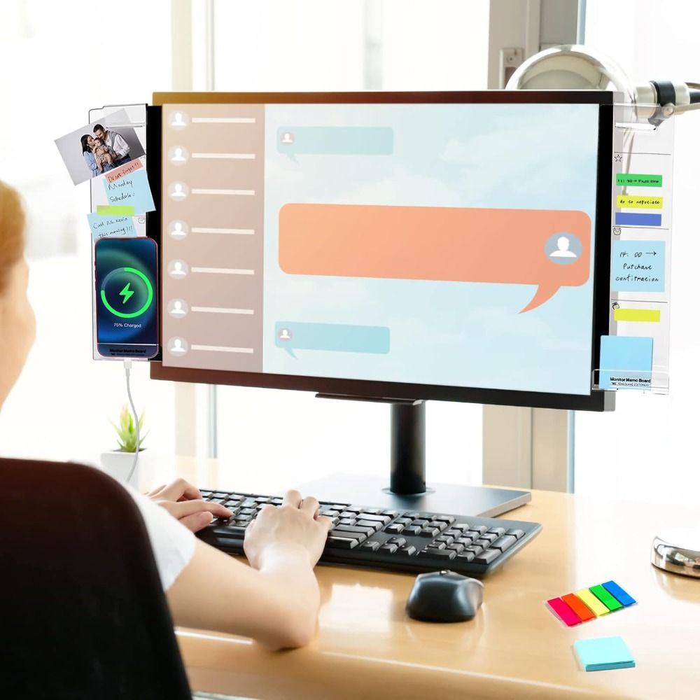 Transparent Monitor Memo Board - Sticky Memo Holder 리뷰 및 가격