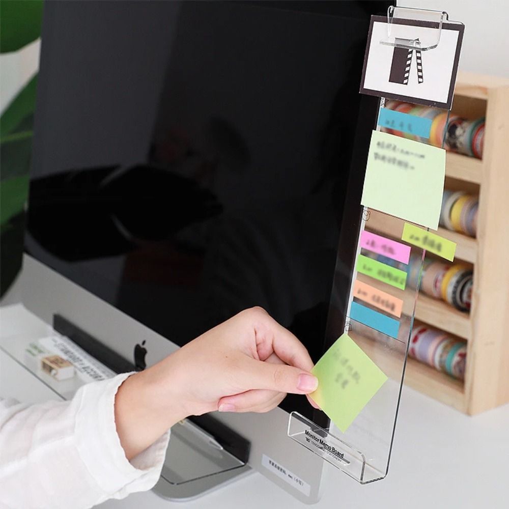 Transparent Monitor Memo Board - Sticky Memo Holder 리뷰 및 가격