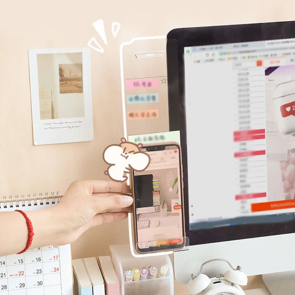 Transparent Monitor Memo Board - Sticky Memo Holder 리뷰 및 가격
