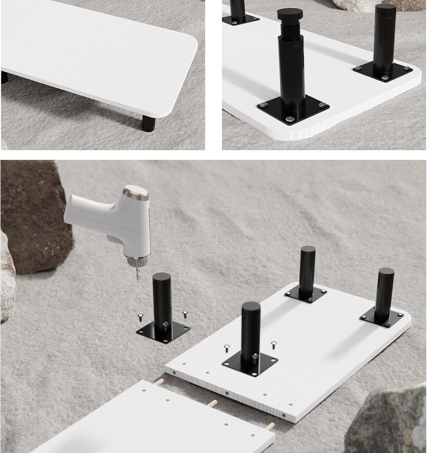 Dual Monitor Stand Riser 43.7  - Monitor Riser Wood 리뷰 및 가격