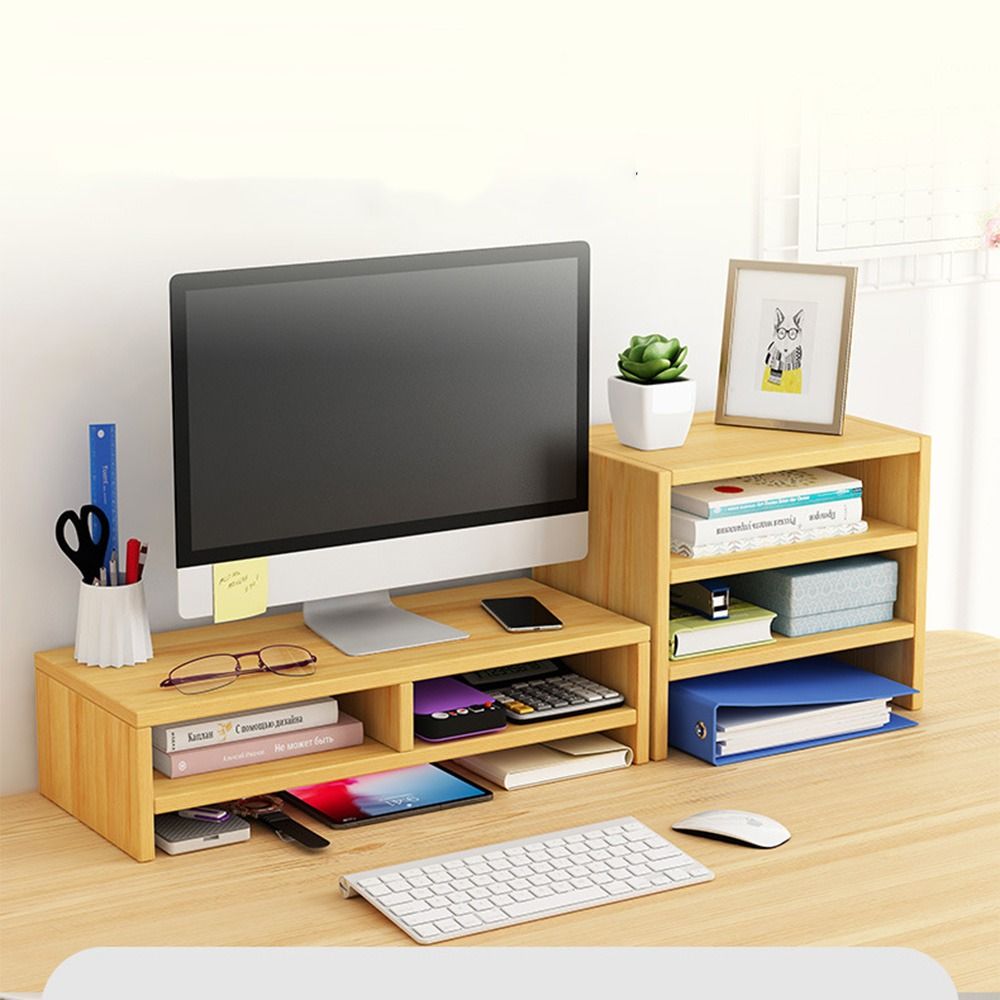 Stable Base Wood Desktop Compu - Monitor Riser Wood 리뷰 및 가격