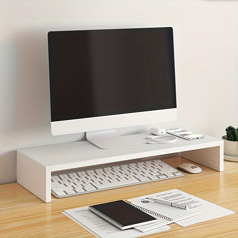 Spacious Wooden Monitor Stand  - Monitor Riser Wood 리뷰 및 가격
