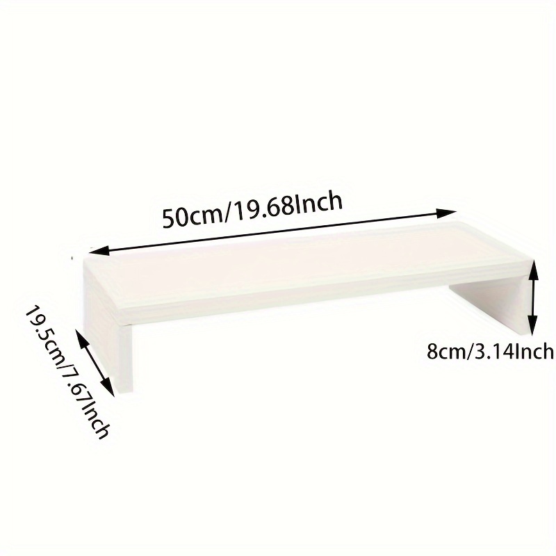 Spacious Wooden Monitor Stand  - Monitor Riser Wood 리뷰 및 가격