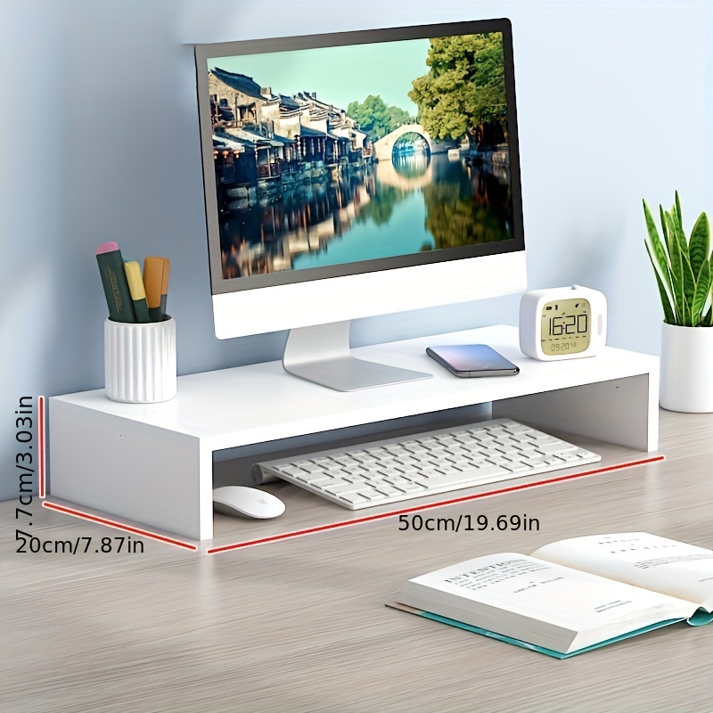 Spacious Wooden Monitor Stand  - Monitor Riser Wood 리뷰 및 가격