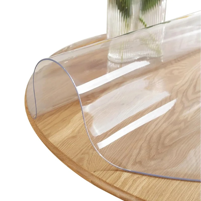 1pc 100/110/120cm Clear PVC Ro - Desk Setup Cozy 리뷰 및 가격